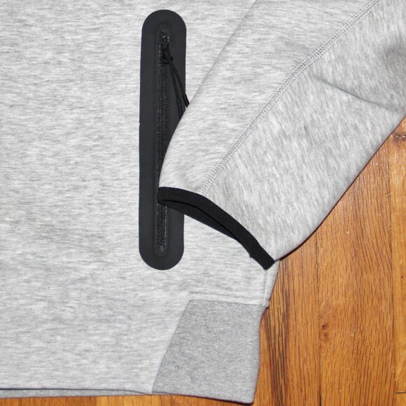 Nike Sportswear Tech Fleece Windrunner Hoodie Mens L XL Dark Grey Heather - Picture 4 of 5